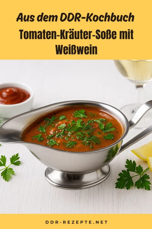 Tomaten-Kräuter-Soße mit Weißwein