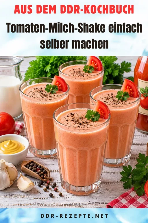 Tomaten-Milch-Shake einfach selber machen