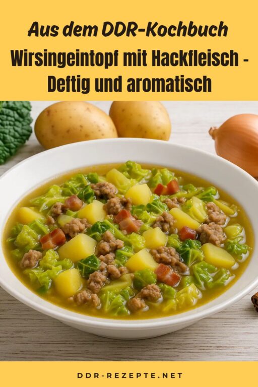 Wirsingeintopf mit Hackfleisch – Deftig und aromatisch