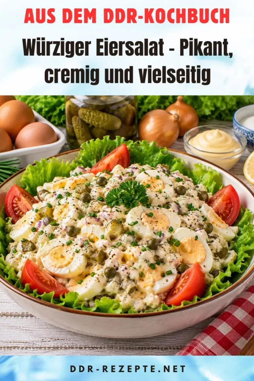 Würziger Eiersalat – Pikant, cremig und vielseitig