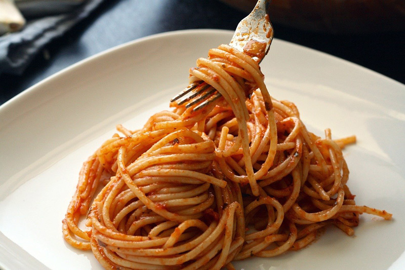 Spaghetti, neapolitanisch