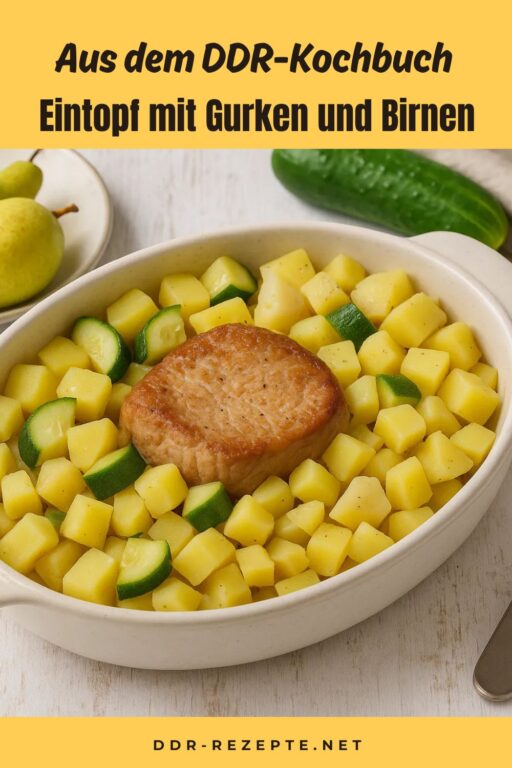 Eintopf mit Gurken und Birnen