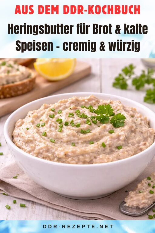 Heringsbutter für Brot & kalte Speisen – cremig & würzig