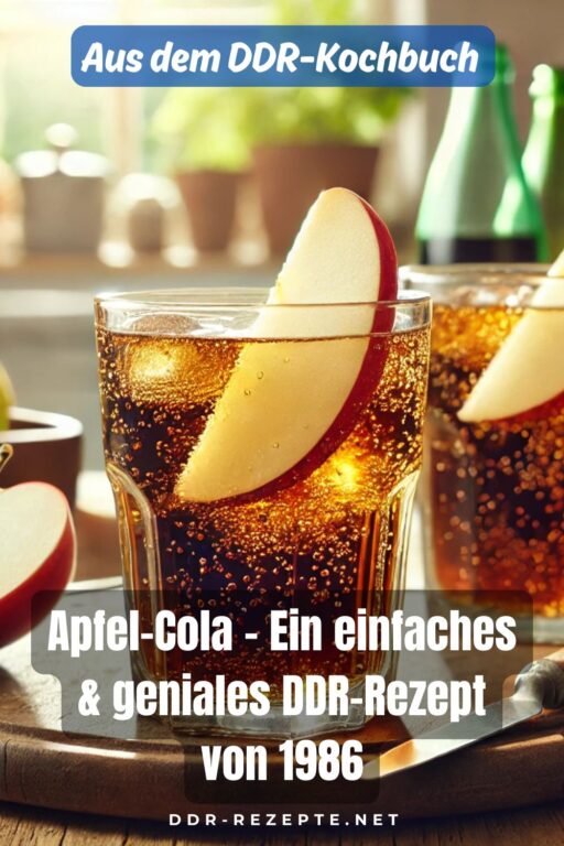 Apfel-Cola – Ein einfaches & geniales DDR-Rezept von 1986
