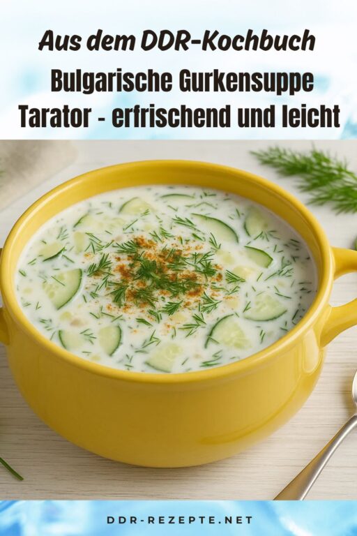 Bulgarische Gurkensuppe Tarator – erfrischend und leicht