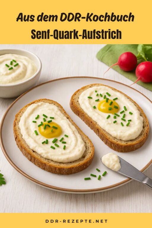 Senf-Quark-Aufstrich