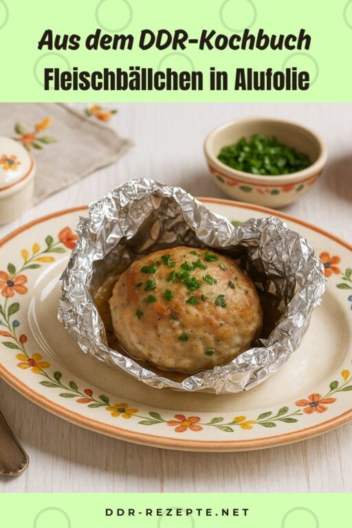 Fleischbällchen in Alufolie