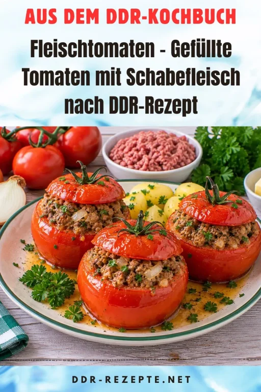 Fleischtomaten – Gefüllte Tomaten mit Schabefleisch nach DDR-Rezept