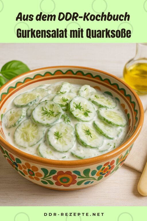 Gurkensalat mit Quarksoße