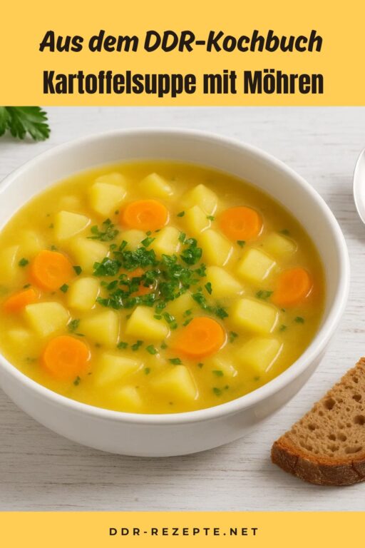 Kartoffelsuppe mit Möhren