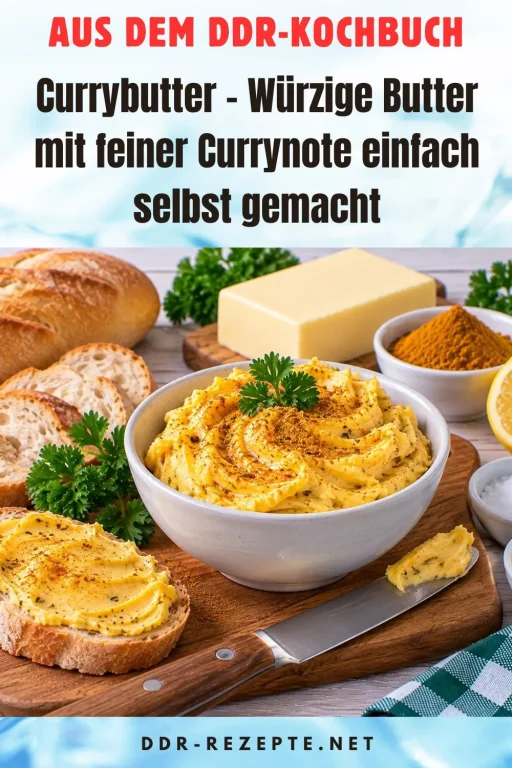 Currybutter – Würzige Butter mit feiner Currynote einfach selbst gemacht