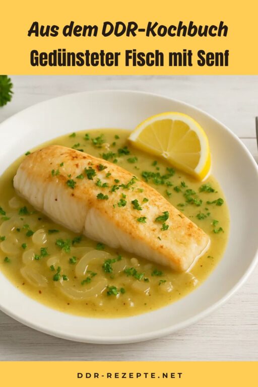 Gedünsteter Fisch mit Senf