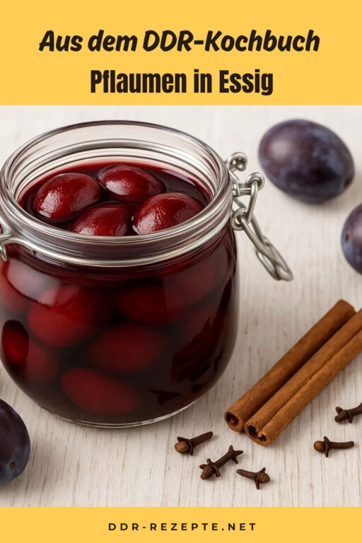 Pflaumen in Essig