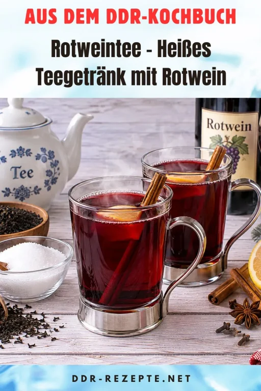 Rotweintee – Heißes Teegetränk mit Rotwein