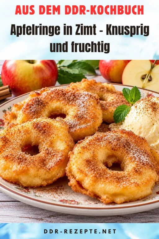 Apfelringe in Zimt – Knusprig und fruchtig