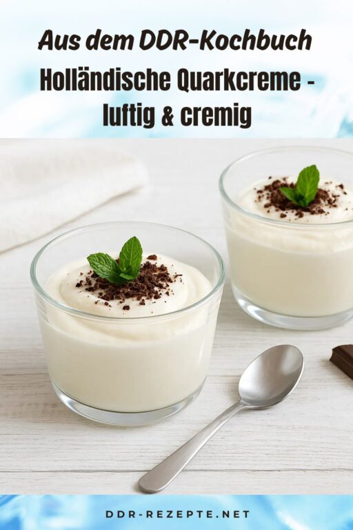 Holländische Quarkcreme – luftig & cremig