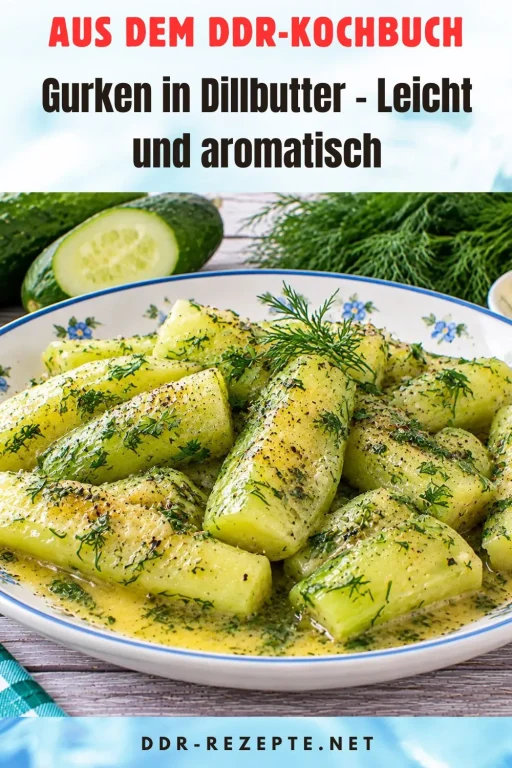 Gurken in Dillbutter – Leicht und aromatisch