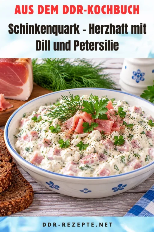 Schinkenquark – Herzhaft mit Dill und Petersilie