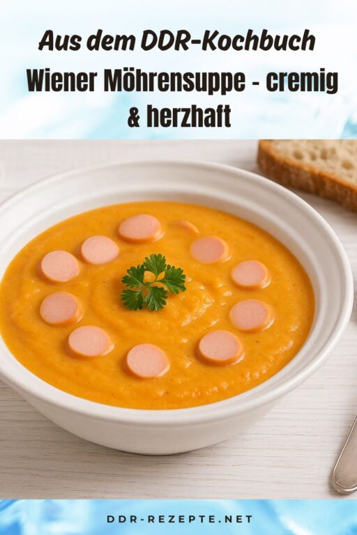 Wiener Möhrensuppe – cremig & herzhaft