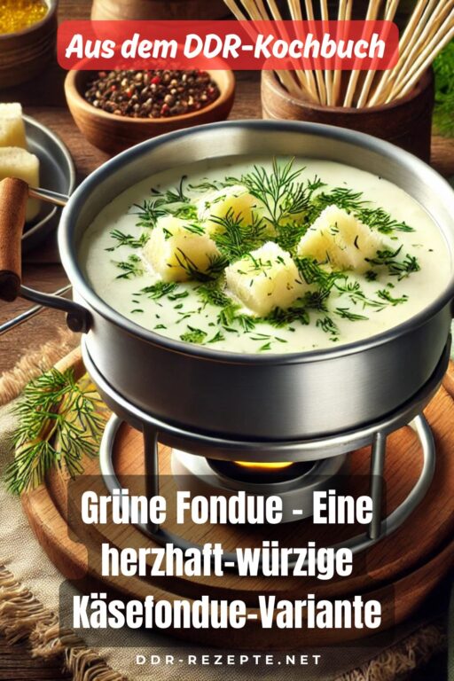 Grüne Fondue – Eine herzhaft-würzige Käsefondue-Variante