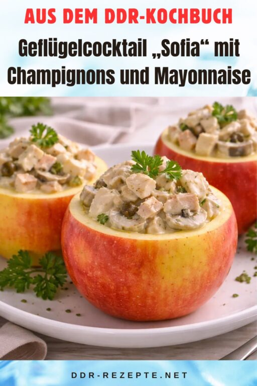 Geflügelcocktail „Sofia“ mit Champignons und Mayonnaise