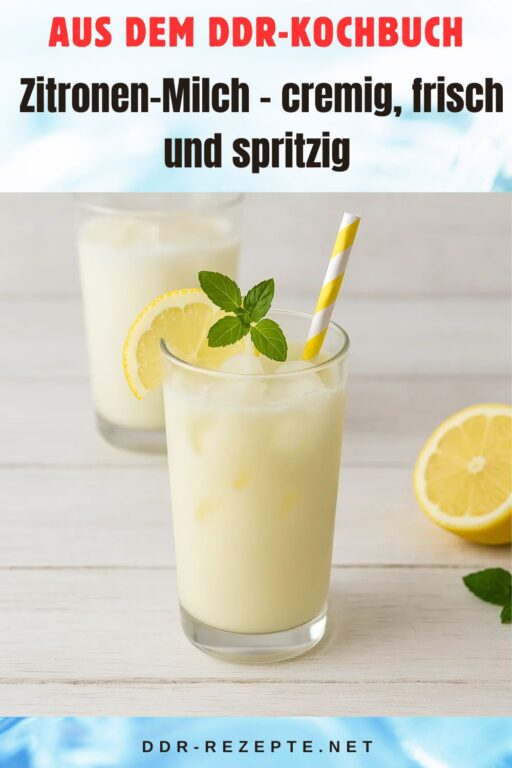 Zitronen-Milch – cremig, frisch und spritzig