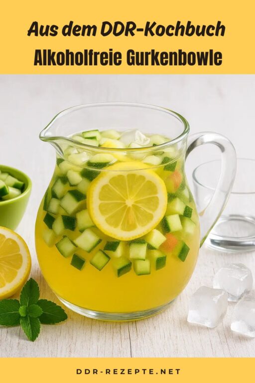 Alkoholfreie Gurkenbowle