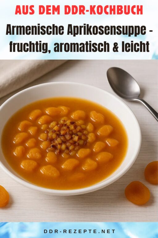 Armenische Aprikosensuppe – fruchtig, aromatisch & leicht