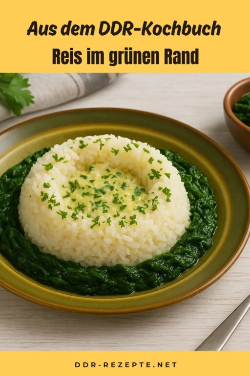 Reis im grünen Rand