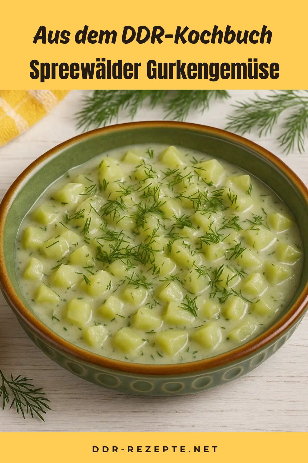 Spreewälder Gurkengemüse – Deftig, frisch &amp; schnell zubereitet