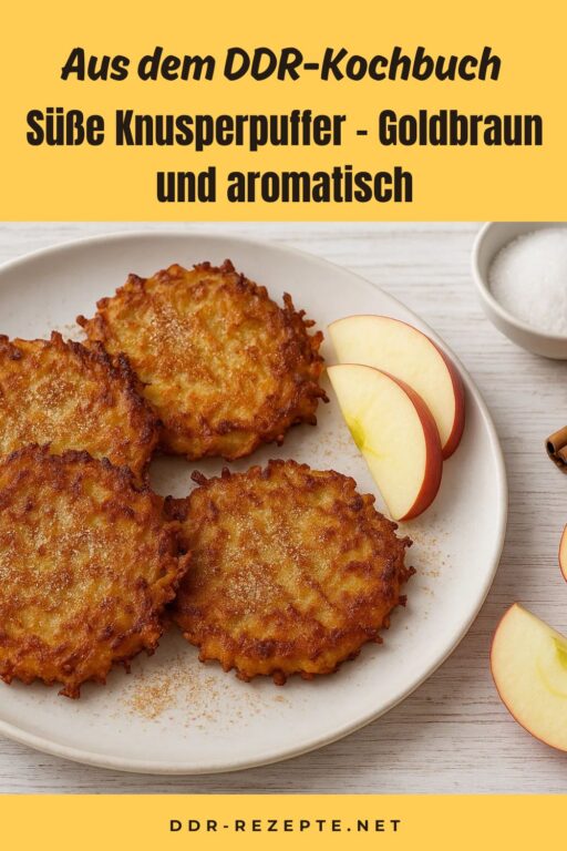 Süße Knusperpuffer – Goldbraun und aromatisch