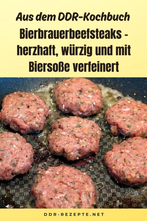 Bierbrauerbeefsteaks – herzhaft, würzig und mit Biersoße verfeinert