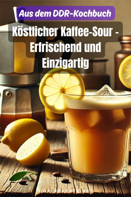 Köstlicher Kaffee-Sour – Erfrischend und Einzigartig