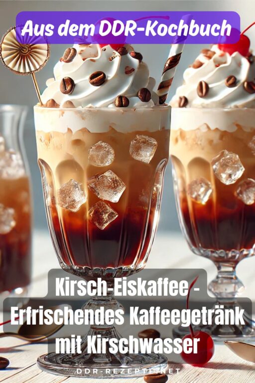 Kirsch-Eiskaffee – Erfrischendes Kaffeegetränk mit Kirschwasser