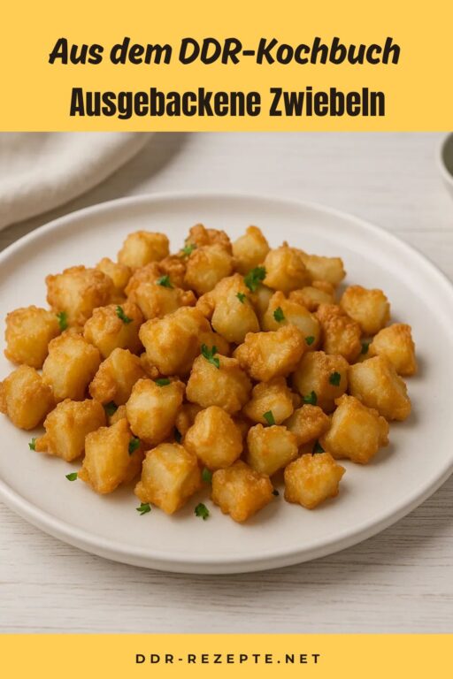 Ausgebackene Zwiebeln