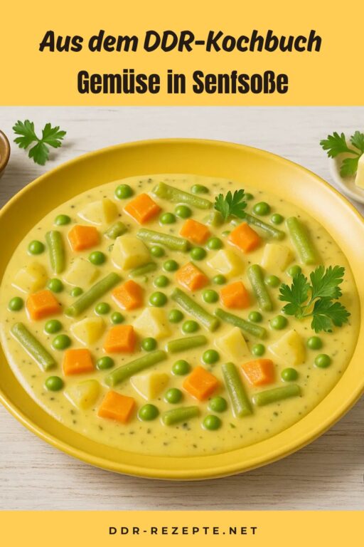 Gemüse in Senfsoße