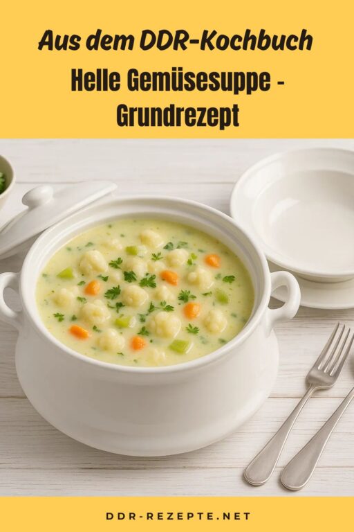 Helle Gemüsesuppe – Grundrezept