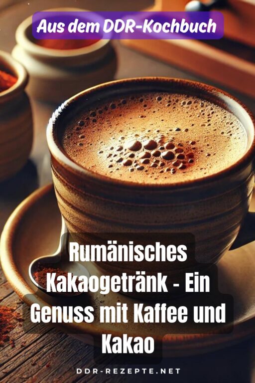 Rumänisches Kakaogetränk – Ein Genuss mit Kaffee und Kakao