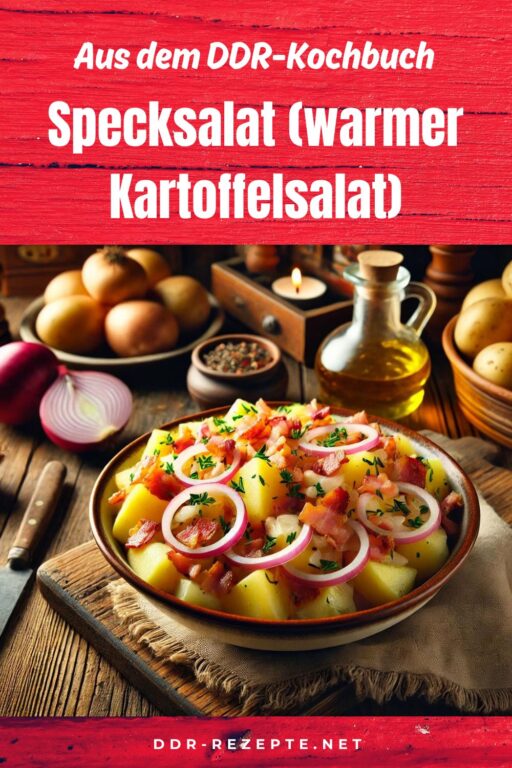 Specksalat (warmer Kartoffelsalat)