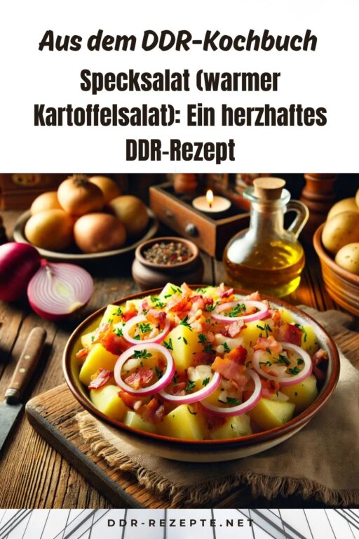 Specksalat (warmer Kartoffelsalat): Ein herzhaftes DDR-Rezept