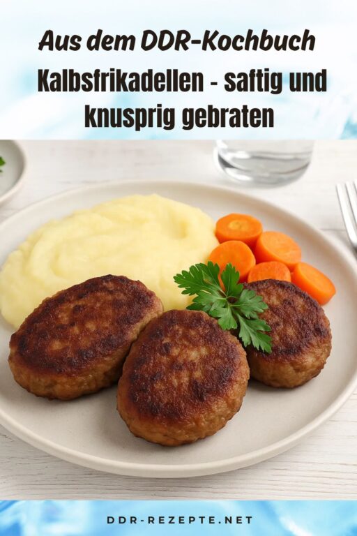 Kalbsfrikadellen – saftig und knusprig gebraten