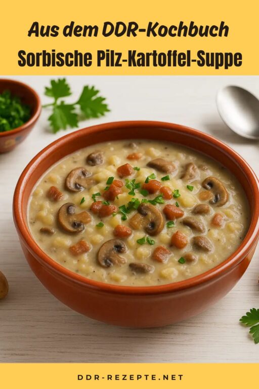 Sorbische Pilz-Kartoffel-Suppe