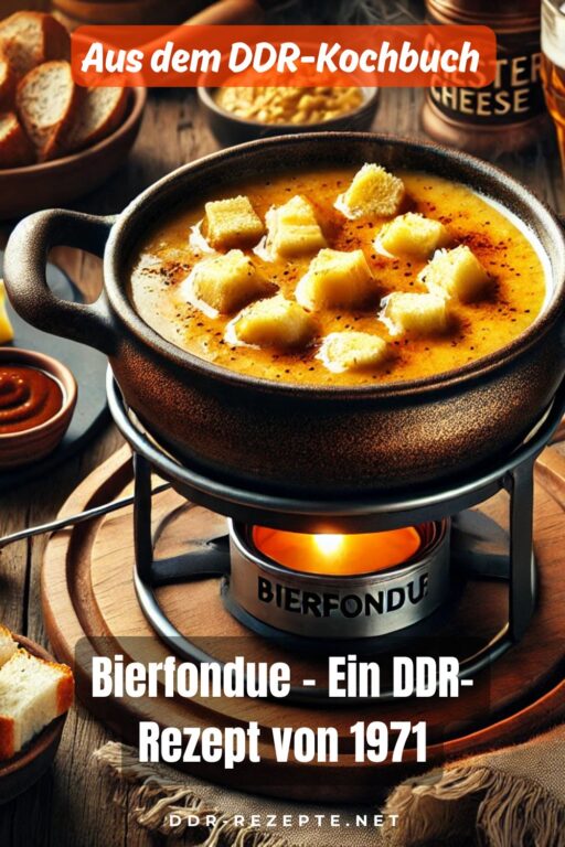 Bierfondue – Ein DDR-Rezept von 1971