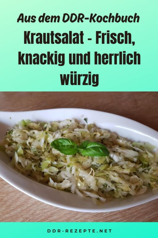 Krautsalat – Frisch, knackig und herrlich würzig