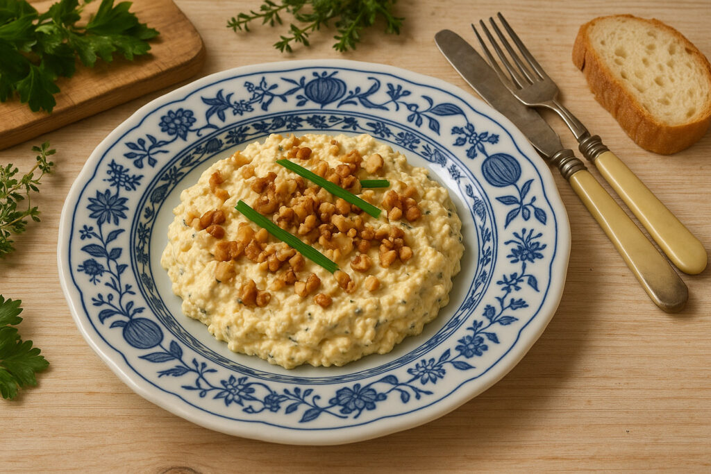 Käseaufstrich mit Nüssen