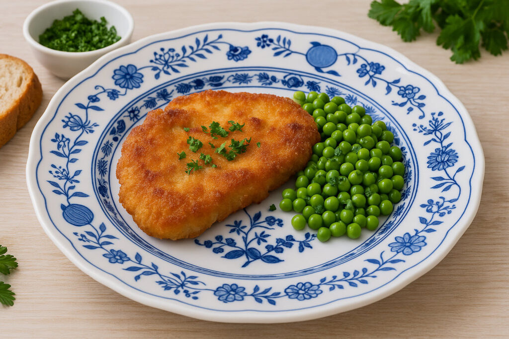 Kalbsschnitzel in Teig paniert (auf Pariser Art)