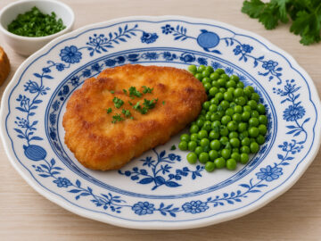 Kalbsschnitzel in Teig paniert (auf Pariser Art)