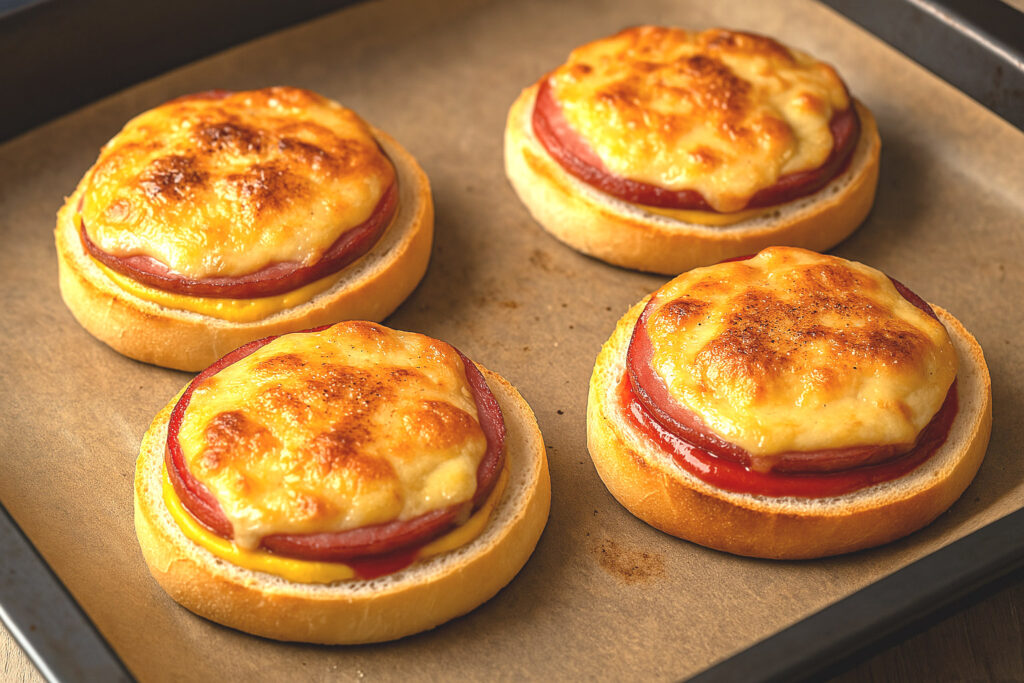 Pikante geröstete Brötchen