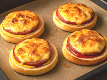 Pikante geröstete Brötchen