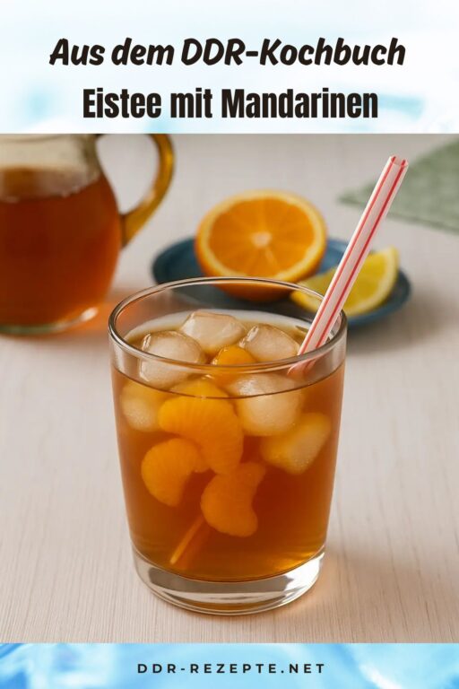 Eistee mit Mandarinen